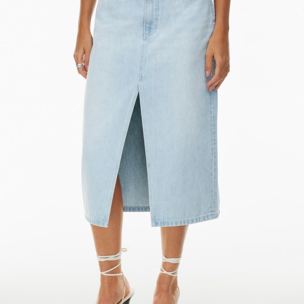 Denim Forum Aritzia '90s Halle Denim Skirt